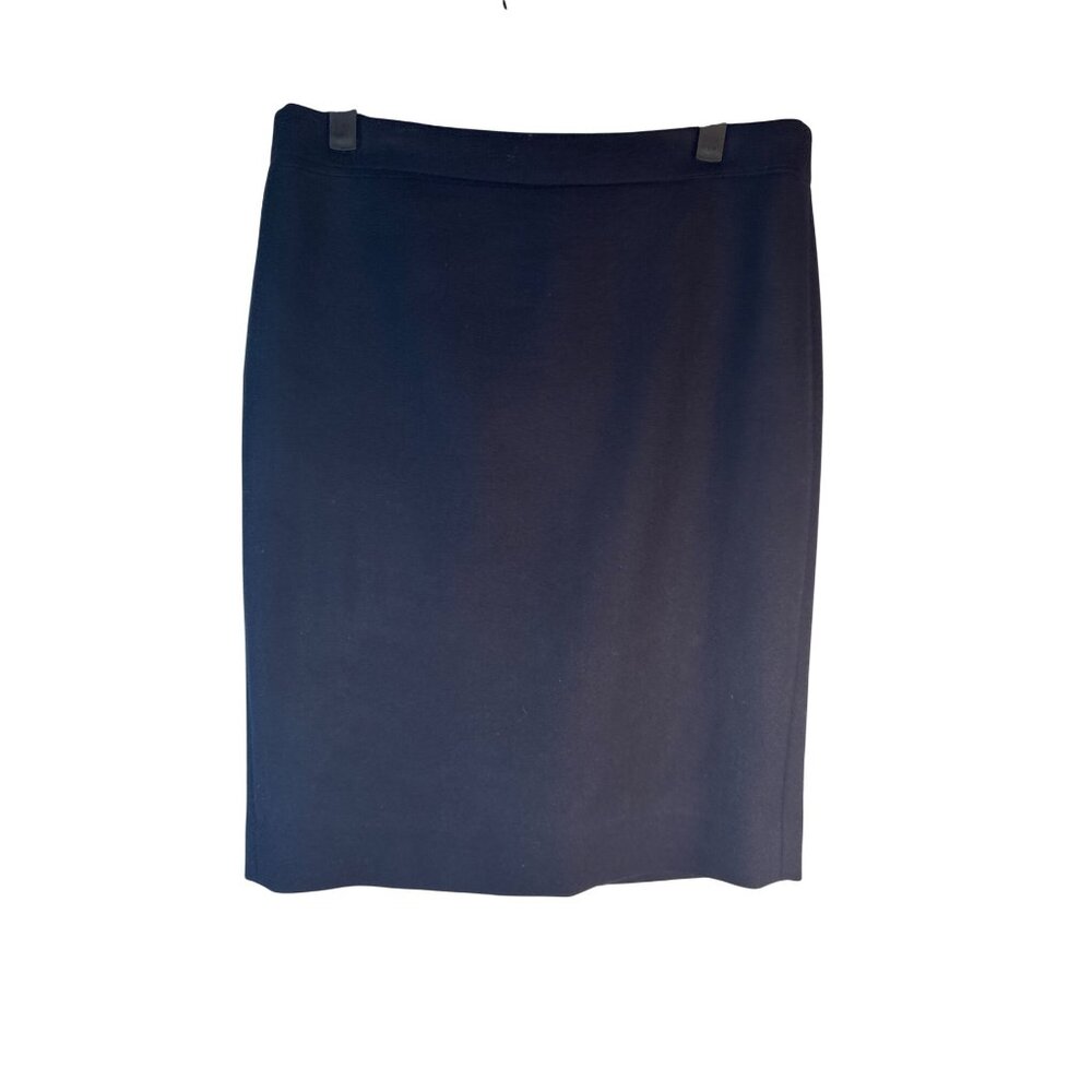 J. Crew No. 2 Pencil Skirt Size 6 Black Wool Blend Fully Lined